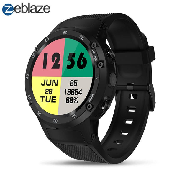 Zeblaze Thor 4 4G LTE GPS WiFi Android Smart Watch Phone 1 GB + 16 GB 5MP Camera Fitness Tracker Smartwatch Wearable Monitor
