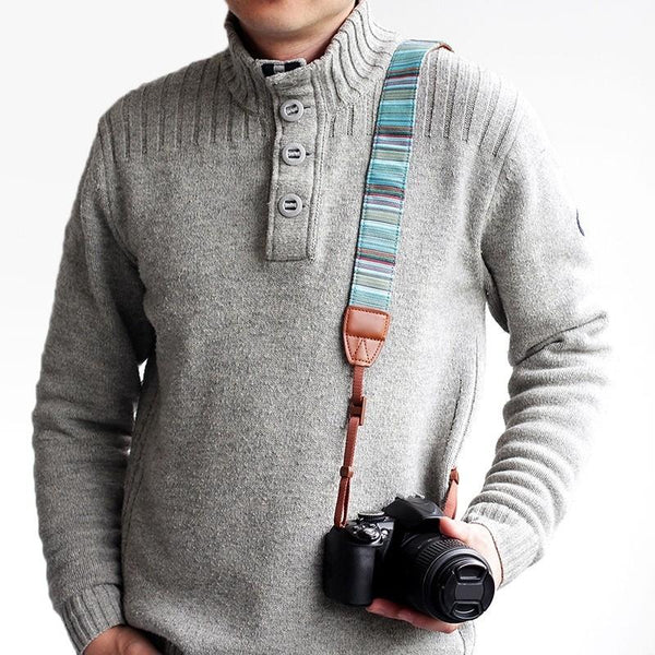 Vintage Camera Shoulder Neck Belt Strap For SLR DSLR Canon Nikon