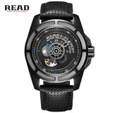 2016 READ Top Brand Watch MenWatches Men Army Watches Steel Sport Military Men Wristwatch Black Automatic Mechanical Movement