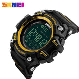 SKMEI 1227 Brand Men Digital Wristwatches Smart Watch Big Dial Fashion Outdoor Sport Watches EL Backlight Waterproof Man Clock