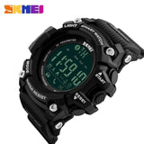 SKMEI 1227 Brand Men Digital Wristwatches Smart Watch Big Dial Fashion Outdoor Sport Watches EL Backlight Waterproof Man Clock