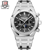 2017 Automatic Mechanical Watches Men Luxury Brand Wrist Watch Male Clock Leather Wristwatch Men Skeleton Casual Business Watch