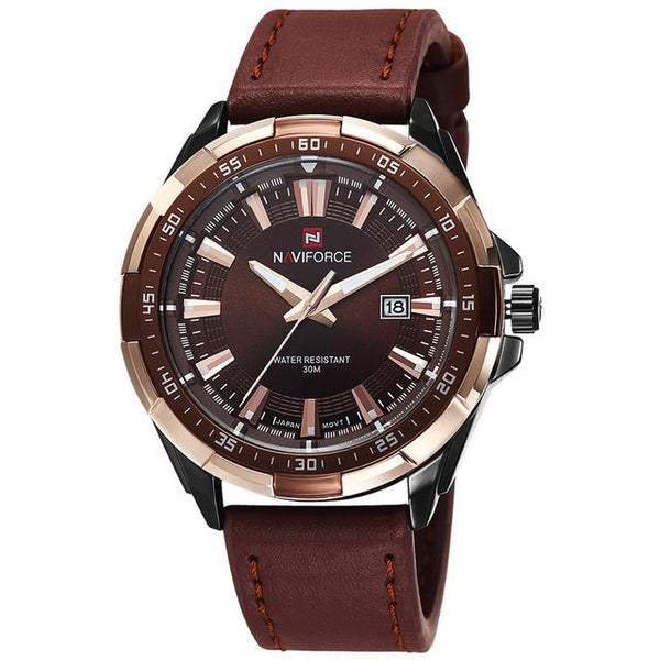New Luxury Brand NAVIFORCE Watches Men Quartz Hour Date Leather Clock Man Sports Army Military Wrist Watch Relogio Masculino