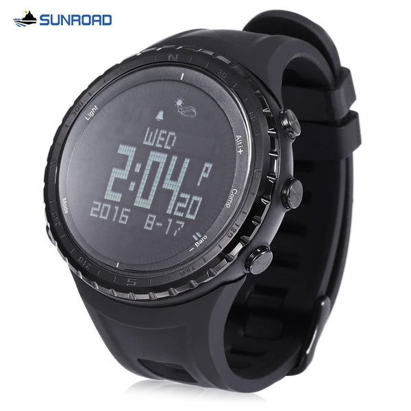 SUNROAD Sports Smart Watch Altimeter Barometer Pedometer Thermometer Compass Wristwatch