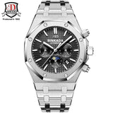 Watches Men Luxury Top Brand Original Binkada Waterproof Auto mechanical Watches fashion wristwatch mens Royal Style