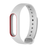 Colorful Silicone Wrist Strap Bracelet  Double Color Replacement watchband for Original Miband 2 Xiaomi Mi band 2 Wristbands