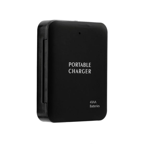 New Portable USB 4AA Battery Emergency Charger Power Bank Case For Cell Phone Wholesale