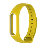 Colorful Silicone Wrist Strap Bracelet  Double Color Replacement watchband for Original Miband 2 Xiaomi Mi band 2 Wristbands