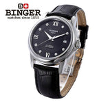 Switzerland men's watch luxury brand Wristwatches BINGER 18K gold Automatic self-wind full stainless steel waterproof  B-1102G-8