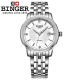 Switzerland BINGER men's watch luxury brand Mechanical Wristwatches movement full stainless steel  BG-0405-8