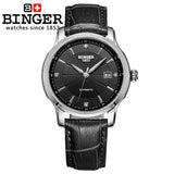 Switzerland BINGER men's watch luxury brand Mechanical Wristwatches movement full stainless steel  BG-0405-8