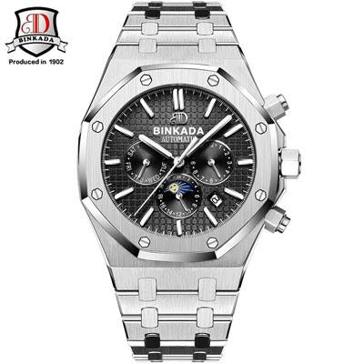 2017 New Watches Men Luxury Top Brand Binkada Mechanical Watch Fashion Business Sport casual Wristwatch relogio masculino
