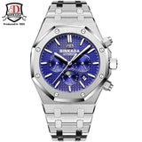 2017 New Men Mechanical Watches Men Luxury Brand Full Steel Waterproof Business Automatic Wristwatches For Men Royal Style