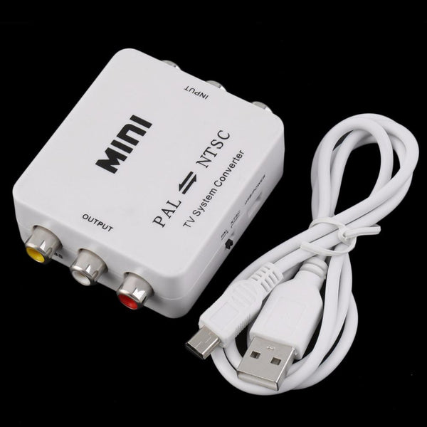 PAL NTSC SECAM To NTSC PAL TV Video System Converter Switcher Adapter Male-Female Unshielded Application IN Multimedia