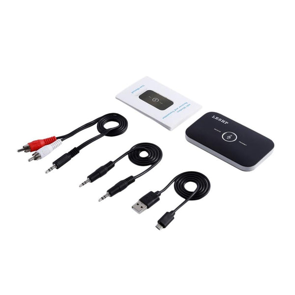 Wireless Bluetooth 4.0 2-in-1 Audio Music A2DP Receiver Transmitter Adapter Built-in battery Newest And Wholesale in 2017!!!!