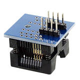 Durable Easy to use SOP8 to DIP8 Wide-body Seat Wide 200mil Pitch Programmer Adapter Socket Board Blue Drop Shipping