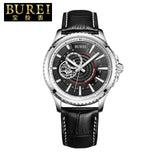BUREI Brand Crystal Sapphire Men Sports Automatic Mechanical Watch Waterproof Male Wristwatches With Premiums Package 15009