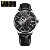BUREI Brand Crystal Sapphire Men Sports Automatic Mechanical Watch Waterproof Male Wristwatches With Premiums Package 15009