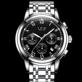 2017 Fashion Luxury Brand LIGE Chronograph Men Sports Watches Waterproof Full Steel Casual Quartz Men's Watch Relogios Masculino