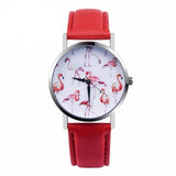 Genvivia 2017 Women's Wristwatch Quartz Watch Fashion Ladies Leather Band Analog Quartz Vogue Wrist Watch Fashion Watches