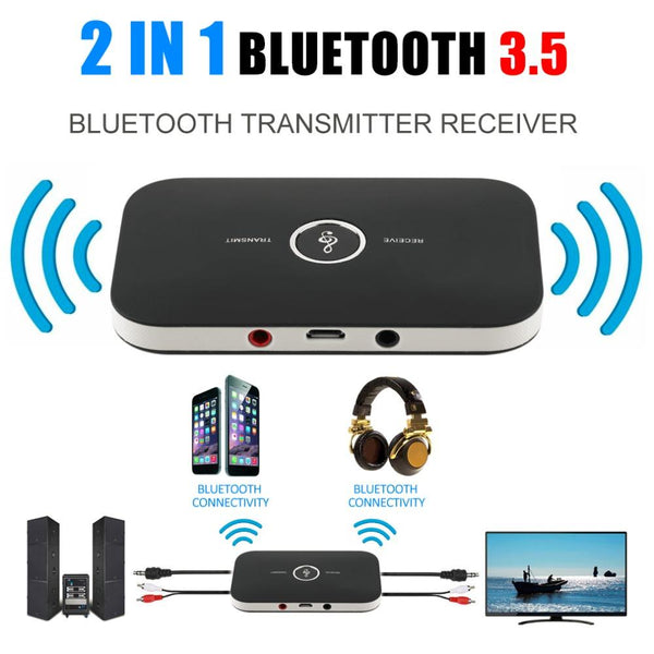 2 In 1 Wireless Stereo Audio Receiver Music Bluetooth Transmitter Receiver Adapter For Mobile Phones Laptop