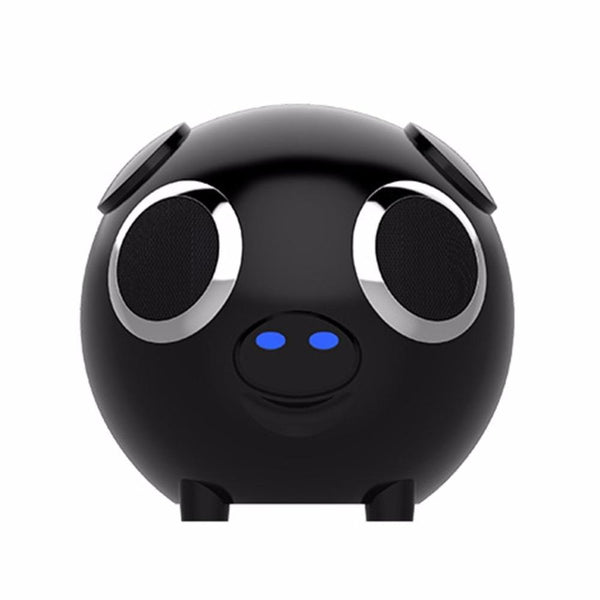 M20 Multifunction 2 in 1 Cute Pig Animal Shape Bluetooth Wireless Speaker Portable Power Bank Loudspeaker FM Radio for Gift