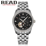 Original READ Men Mechanical Watches Men Luxury Brand Full Steel Waterproof 50m Business Automatic Wristwatches For Men R8034