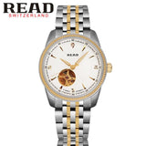 Original READ Men Mechanical Watches Men Luxury Brand Full Steel Waterproof 50m Business Automatic Wristwatches For Men R8034