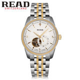 Original READ Men Mechanical Watches Men Luxury Brand Full Steel Waterproof 50m Business Automatic Wristwatches For Men R8034