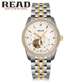 Original READ Men Mechanical Watches Men Luxury Brand Full Steel Waterproof 50m Business Automatic Wristwatches For Men R8034