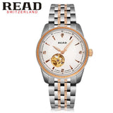 Original READ Men Mechanical Watches Men Luxury Brand Full Steel Waterproof 50m Business Automatic Wristwatches For Men R8034