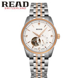 Original READ Men Mechanical Watches Men Luxury Brand Full Steel Waterproof 50m Business Automatic Wristwatches For Men R8034