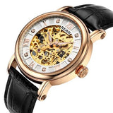 2017 READ Brand Hot Sale Sapphire Glass Skeleton Watch Man Fashion Automatic Wristwatch Self-Wind Mechanical Watch Freeshipping