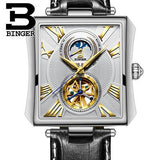 Switzerland Automatic Mechanical Watch Men Sapphire Binger Luxury Brand Waterproof Watches Male Tourbillon Wrist watch Clock