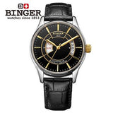Sapphire Men's Watch Wrist Watches Male Japanese Movement Switzerland Mechanical Men Watch Automatic Binger Luxury Brand B5007