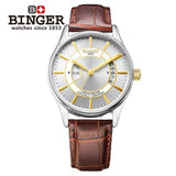 Sapphire Men's Watch Wrist Watches Male Japanese Movement Switzerland Mechanical Men Watch Automatic Binger Luxury Brand B5007