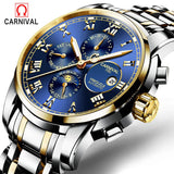 2017 Luxury Mechanical Watch Tourbillon Designer Watches Top Quality Sapphire Glass Watch with Date Day Full Steel Watch for Men