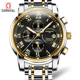 2017 Luxury Mechanical Watch Tourbillon Designer Watches Top Quality Sapphire Glass Watch with Date Day Full Steel Watch for Men