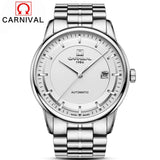 Automatic watch mens mechanical brand luxury CARNIVAL orologi tourbillon clock men sports watch military automatik watch 2017
