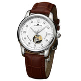 Mechanical Men's Watches Water Resistant Men's Automatic Mechanical Watch With Leather Band Sport Army relogio masculino