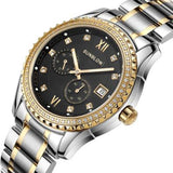 Mechanical Men's Watches relogio masculino Two-Way Timing Movement Water Resistant Stainless Steel Sport Army Mechanical Watch