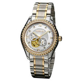 Mechanical Men's Watches Classic relogio masculino Silver Stainless Steel Skeleton Golden Movement Sport Army Mechanical Watch