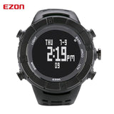 EZON Altimeter Barometer Thermometer Compass Weather Forecast Outdoor Men Digital Watches Sport Climbing Hiking Wristwatch Hours