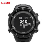 EZON Altimeter Barometer Thermometer Compass Weather Forecast Men Digital Watches Sports Clock Climbing Hiking Wristwatch Hours