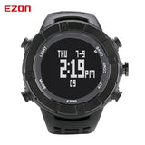 EZON Altimeter Barometer Thermometer Compass Weather Forecast Men Digital Watches Sports Clock Climbing Hiking Wristwatch Hours