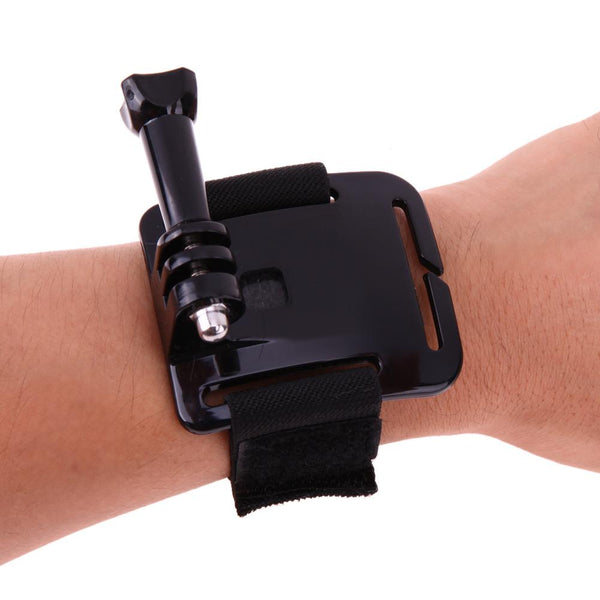 For GoPro Accessories Arm ware Mount with long screw Wrist Strap Band for Gopro Hero 5 3+ 4 Session Xiaomi Yi 4K Camera