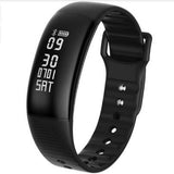 A69 Smart Bracelet Watch Bluetooth 4.0 Waterproof Sports Wristband Pedometer Blood Pressure Heart Rate Monitor Call/ SMS Reminder Remote Camera For Android 4.4 IOS 8.0