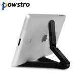 Powstro Foldable Adjustable Stand Bracket Holder Mount Angle Tablet for iPad Samsung Tablet PC Mobile Phone Holder