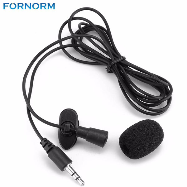 1pc Mini Wired Lavalier mic 3.5mm Microphone Play and Plug with Lapel Clip for PC Computer dropshipping available