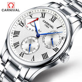 Relojes Hombre CARNIVAL Luxury Brand Mens Automatic mechanical Watches Men Casual fashion business Clock Watch men Relogio